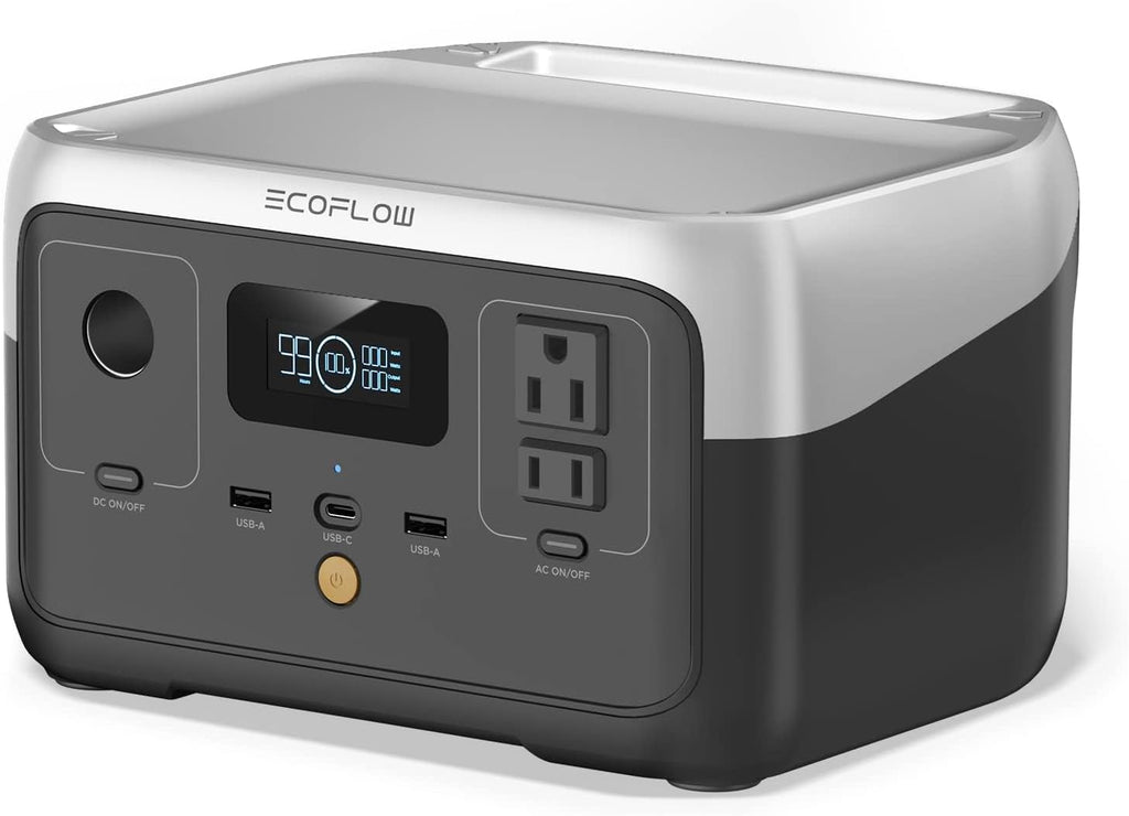 Portable Power Station, 256Wh LiFePO4 Battery, 600W AC Outlets O75721