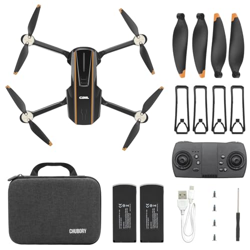 Brushless Motor Drone with Camera, 1080P HD Camera, 2 Batteries, Carrying Case S472