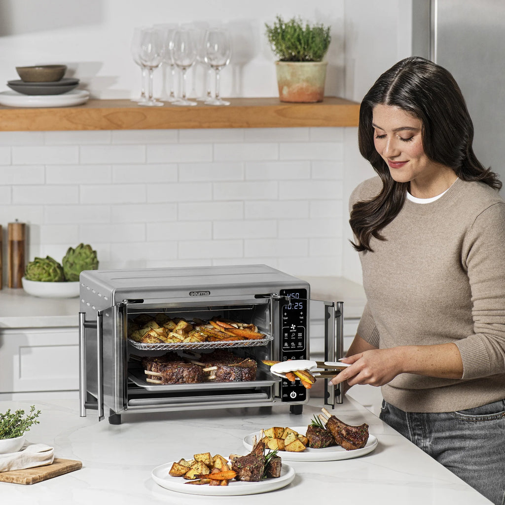 6-Slice Digital Toaster Oven Air Fryer with Stainless Steel Z614145