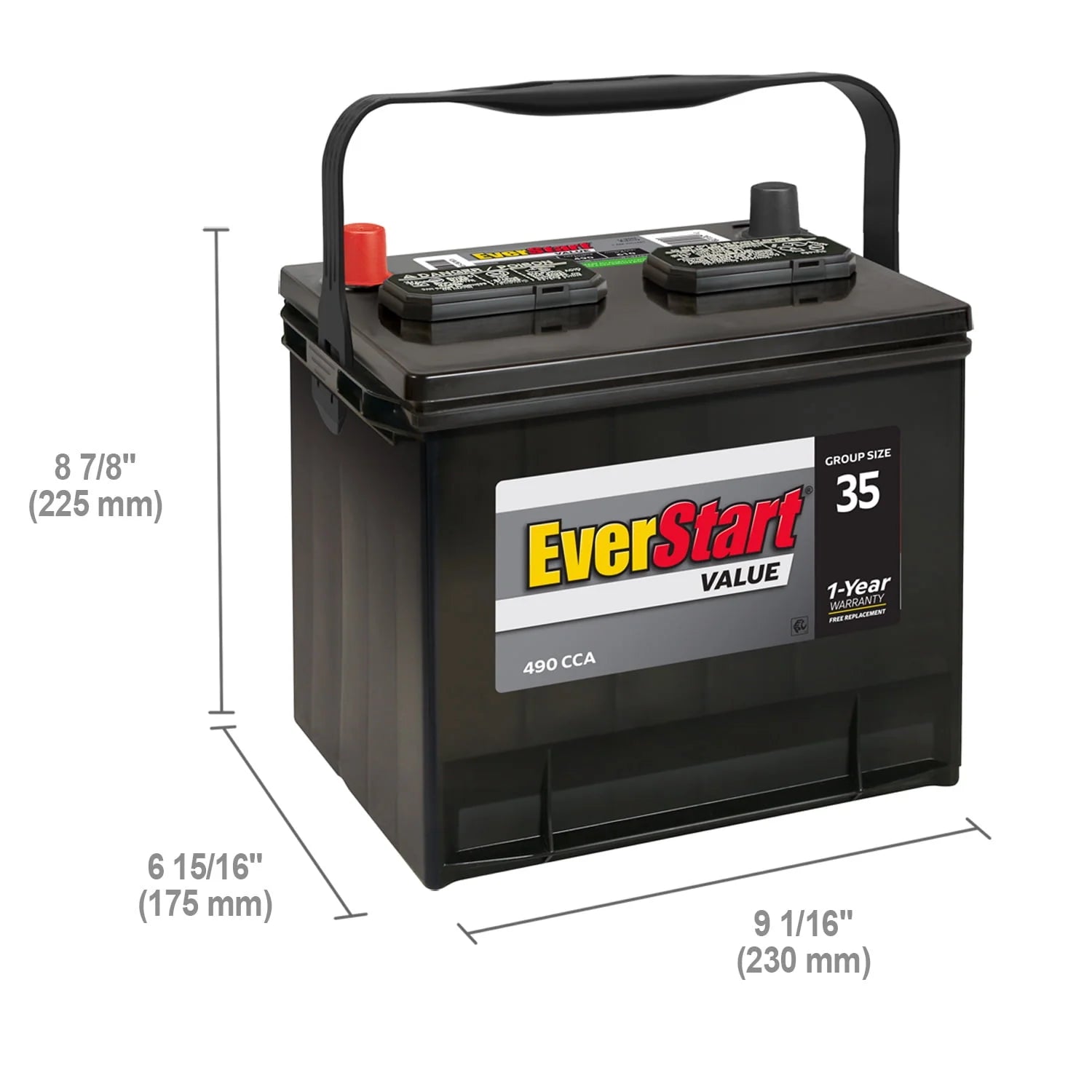 Group Size 35 12 Volt Lead Acid Automotive Battery V827143