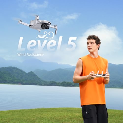 2 Batteries 80 Mins EIS 2.5K Camera GPS Foldable Drone Under 249g I310