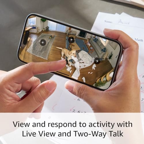White 360° Pan-Tilt Indoor Cam with Two-Way Talk G327418