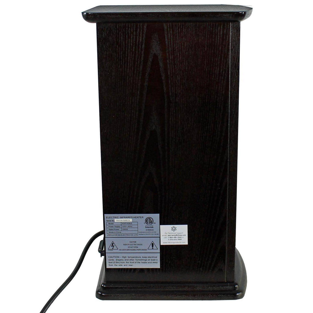 3 Element Electric Infrared Quartz Tower Space Heater Q754151