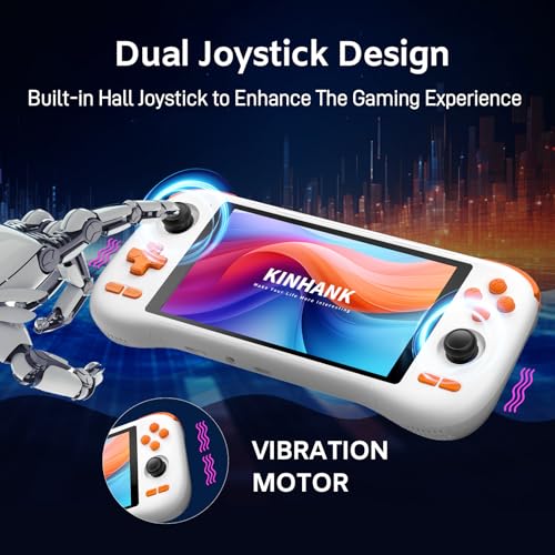 Retro Handheld Game Console with 5.5 Inch IPS Touch Screen I91888