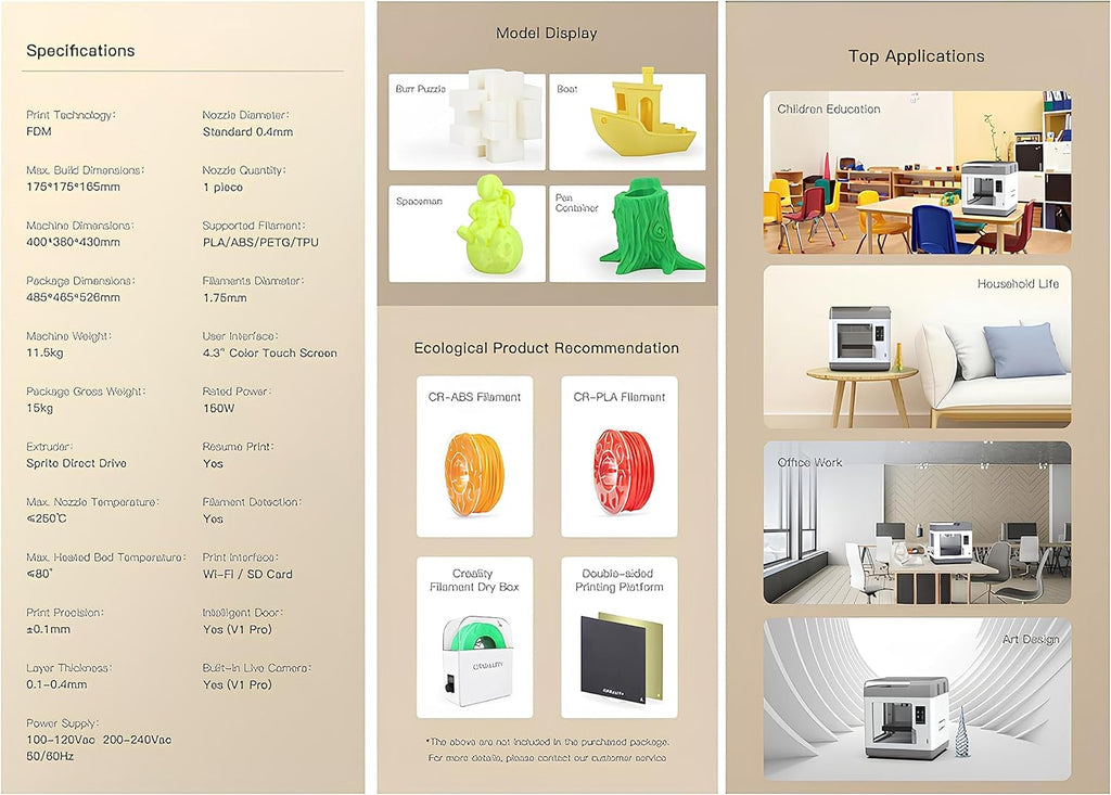 3D Printer with Built-in Camera and Wi-Fi Connectivity Q362