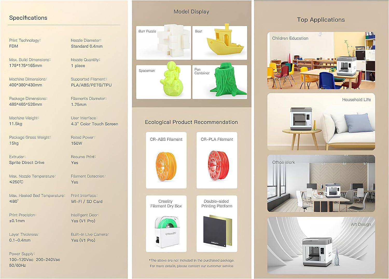 3D Printer with Built-in Camera and Wi-Fi Connectivity Q362