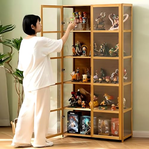 5-Tier Acrylic Glass Door Display Cabinet V82365