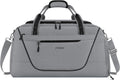Grey Gym Duffle Bag with Lock and Shoe Compartment Y6468