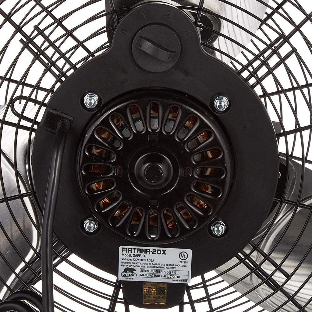 20 inch High Velocity Floor Fan F8095