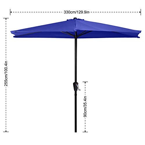 Patio Half Umbrella Q1934