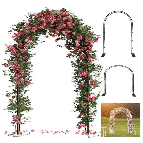 Thickened Rustproof Metal Garden Arch Y597578