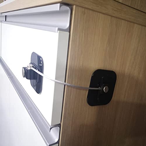4 Pack Refrigerator Lock with Keys T7988