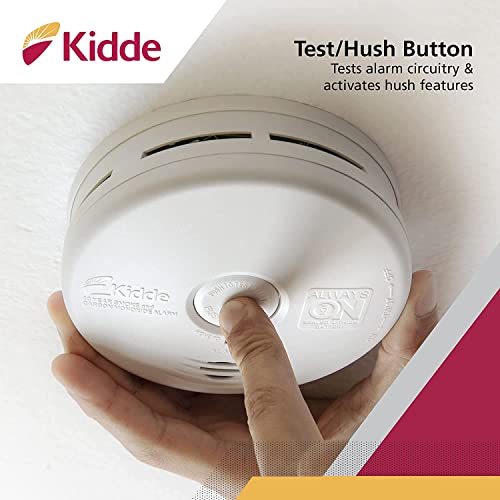 White Smoke Detector and Carbon Monoxide Detector Combo with 10-Year Battery R2207