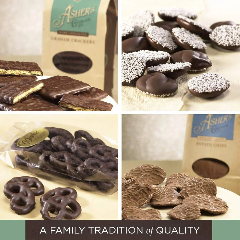 18 Count Milk Chocolate Covered Graham Crackers E215
