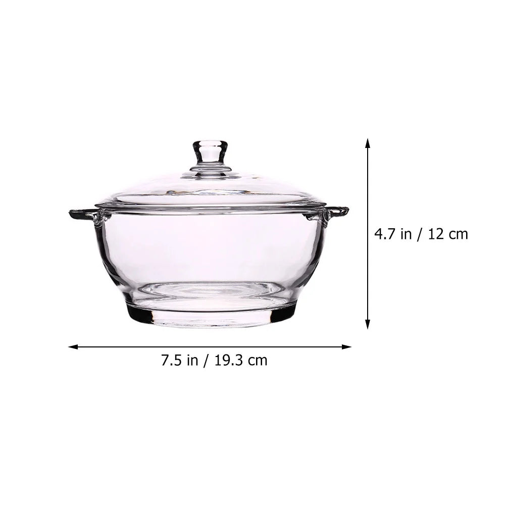 Tempered Glass Salad Bowl K148