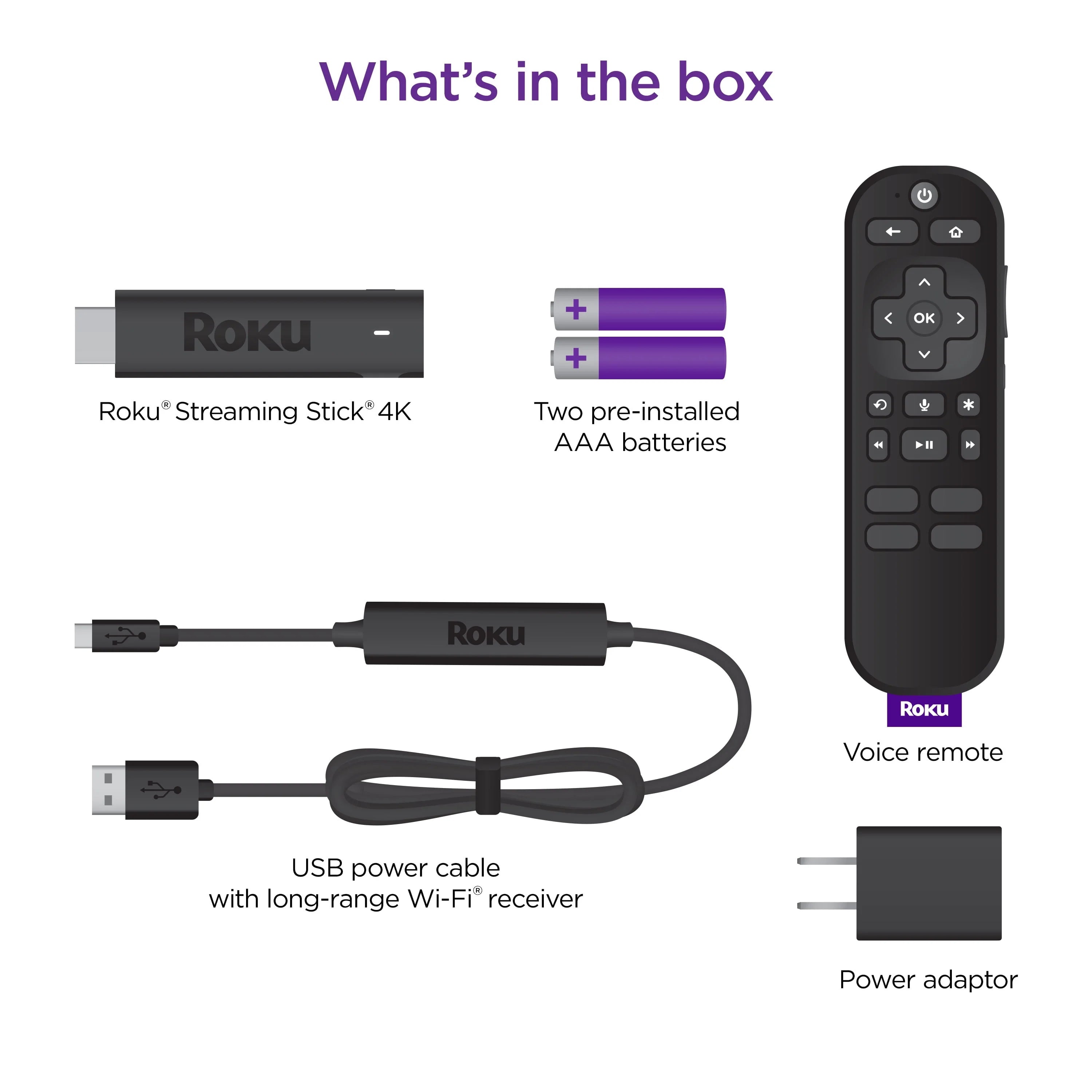 4K Streaming Stick with Voice Remote F6220