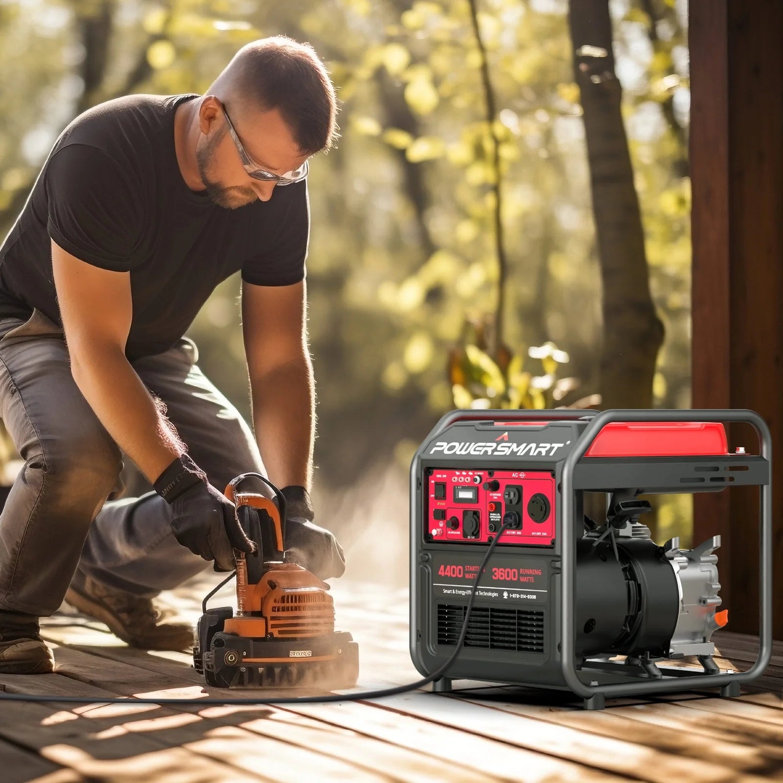 4400-Watt Gas Generator E4933