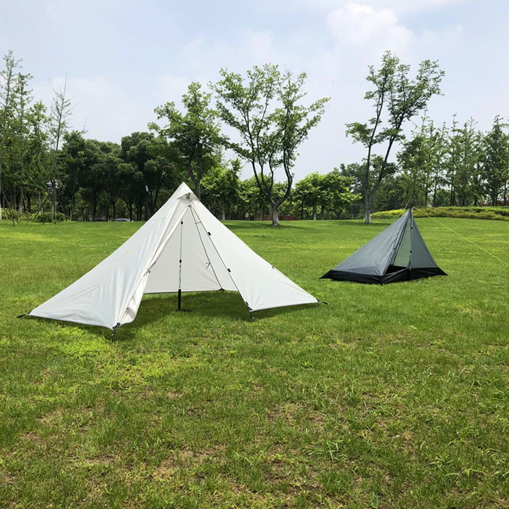 Gray White Waterproof Camping Tent Z737