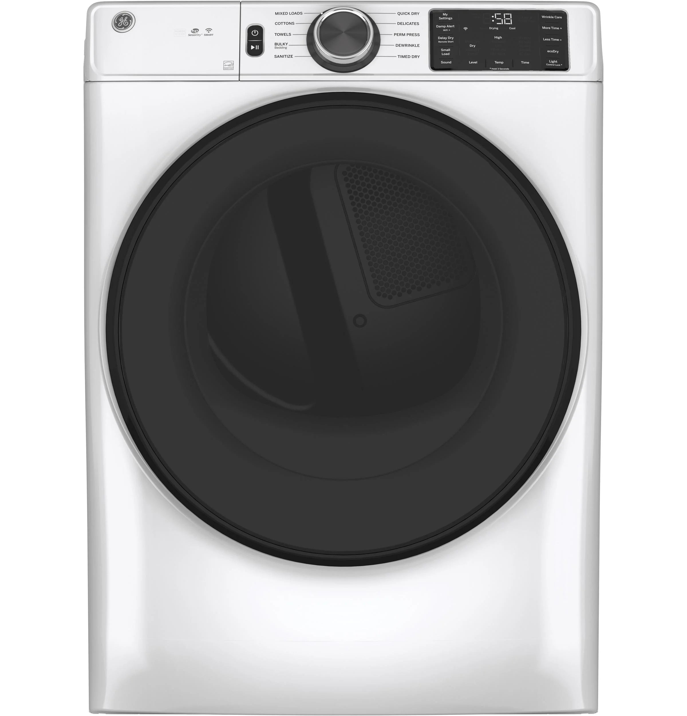 28" Wide 7.8 Cu Ft. White Gas Dryer F22618