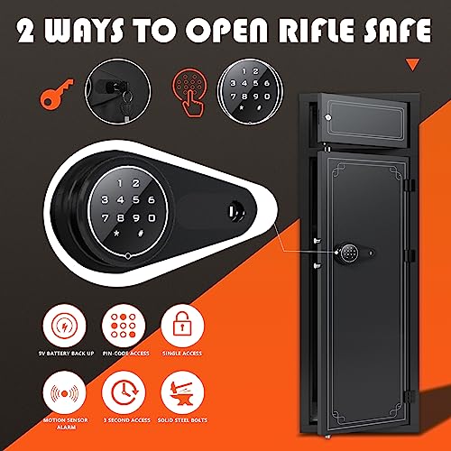 Grey Metal Gun Safe with Digital Keypad G4985