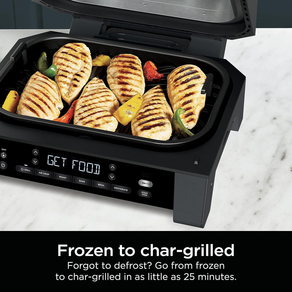 Black Indoor Grill with Air Fry P745