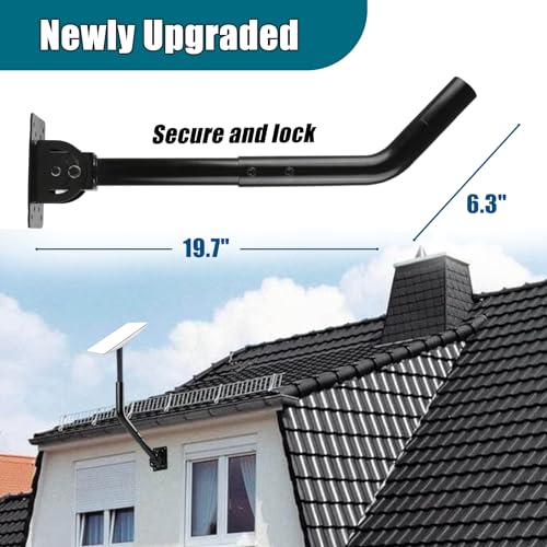 Heavy Duty Pivot Roof Mount Kit for Starlink Standard Dish N215