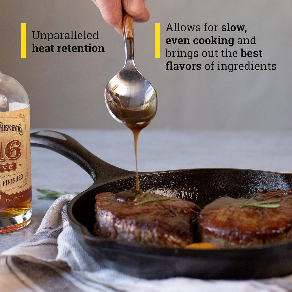 8 in Pre-seasoned Cast Iron Skillet V79592