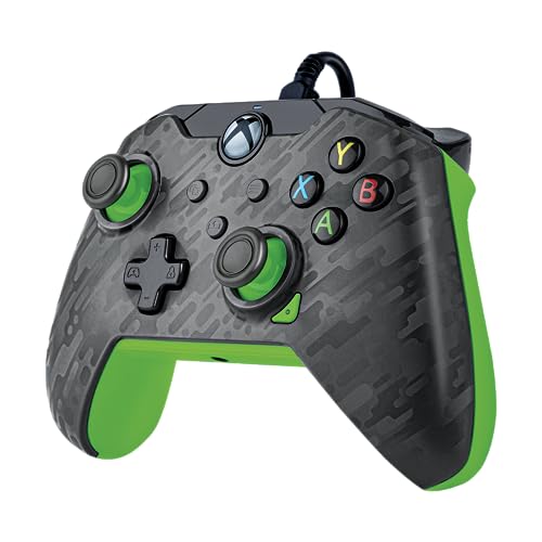 Wired Xbox Game Controller - Dual Vibration Gamepad - Fuse Black/Pink I75727