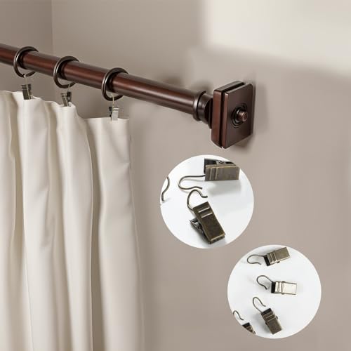 24pcs Stainless Steel Curtain Clips (White, 24) G543