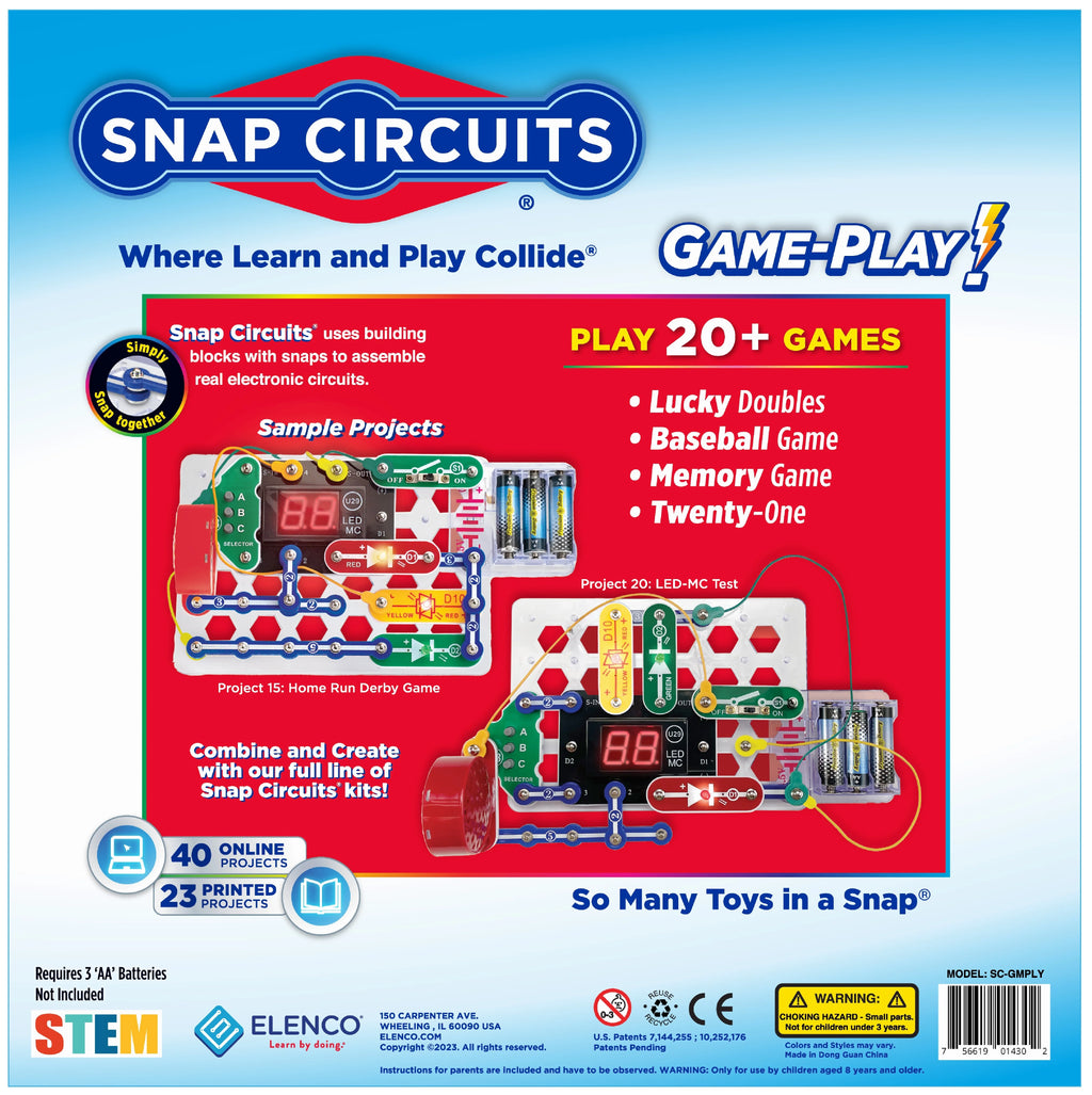Electronics Exploration Kit, Over 60 Projects, STEM Educational Toy for Kids 8+ O2804