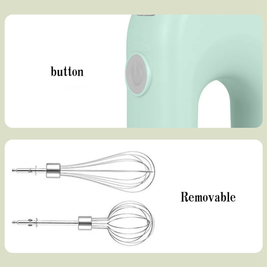 Rechargeable Stainless Steel Hand Mixer J652