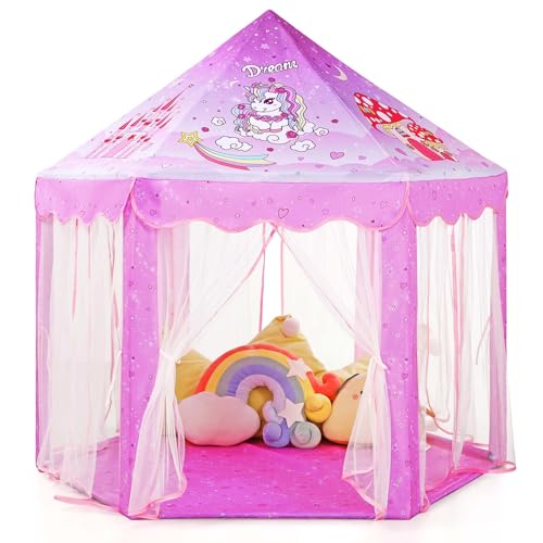 Princess Tent Playhouse with Star Lights, 55'' x 53'' S27882