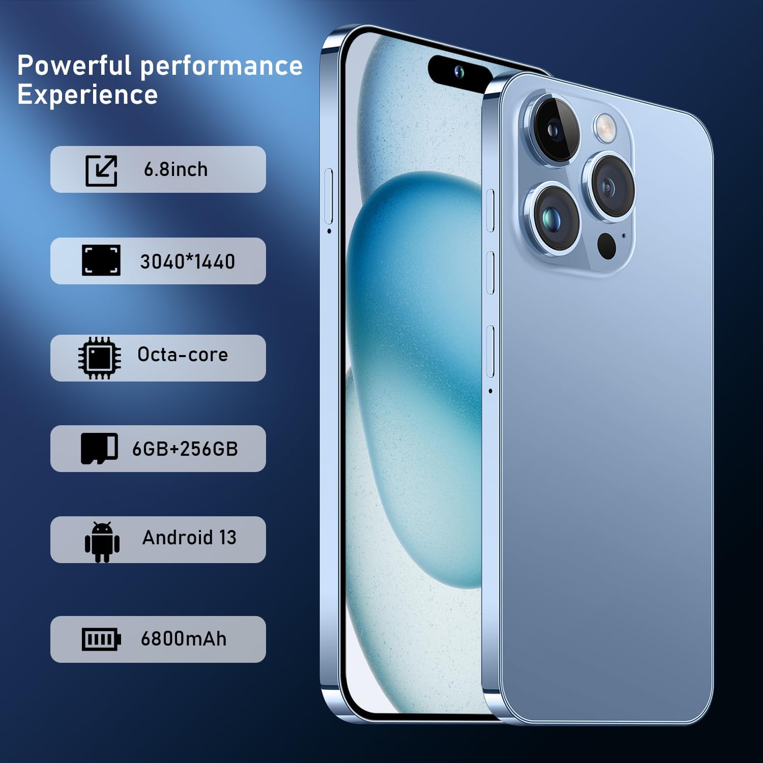 6+256GB Unlocked Android 5G Smartphone A2781