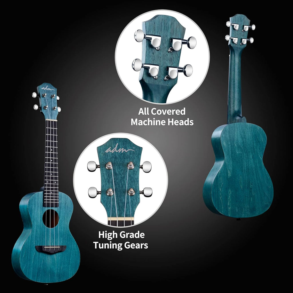 Blue Mahogany Concert Ukulele B3179