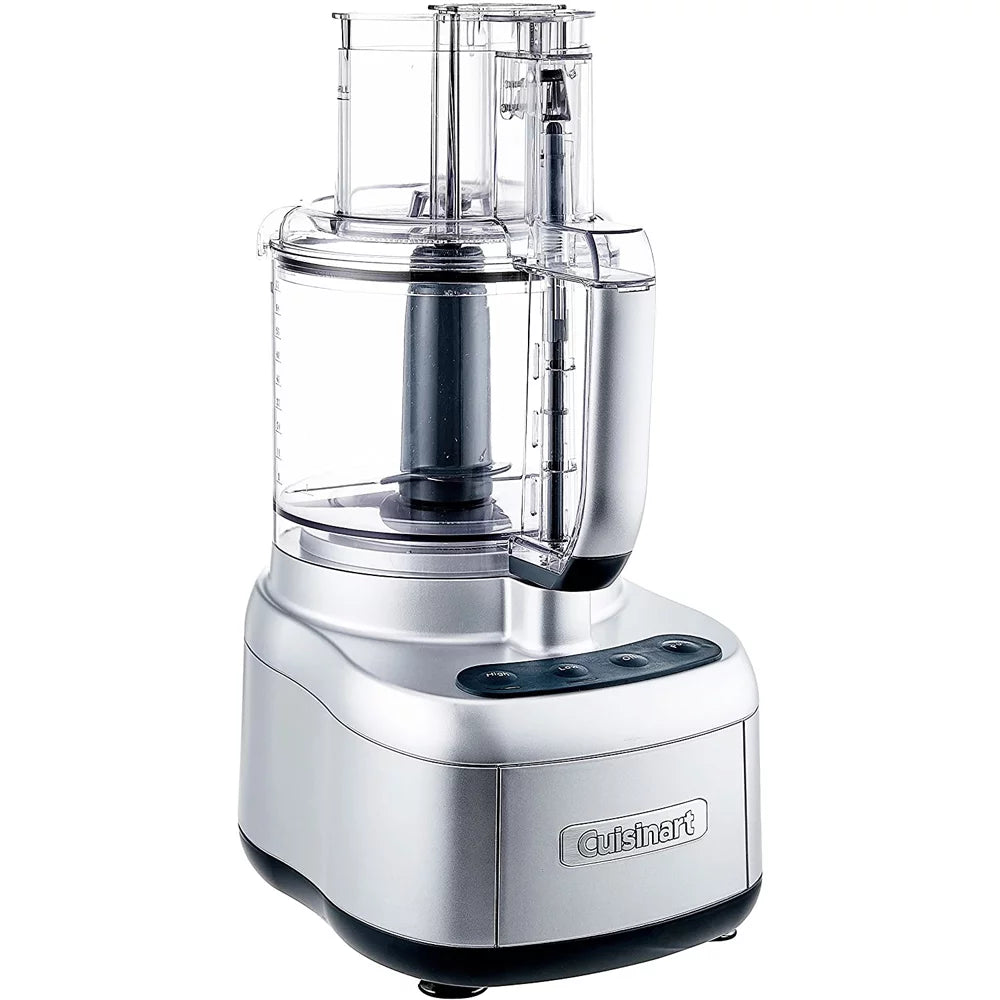 11 Cup Silver Food Processor with 12 Piece Stainless Steel Knife Set Y972118