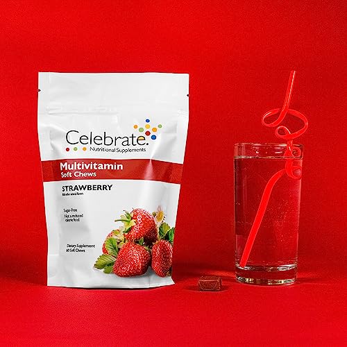 Strawberry/Orange/Cherry Multivitamin Soft Chews, 180 count F746