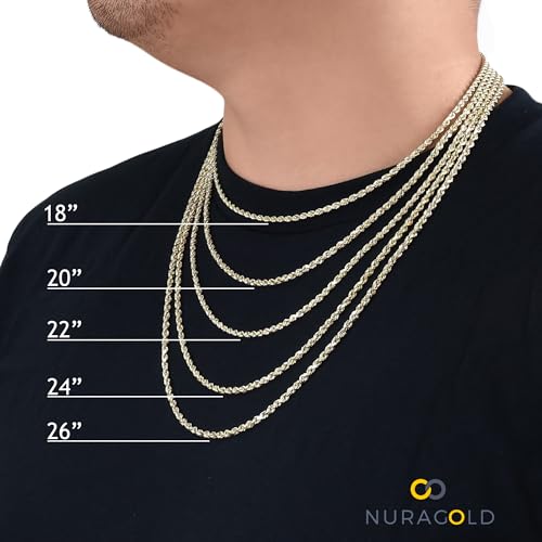14k Yellow Gold Miami Cuban Link Chain Necklace C524