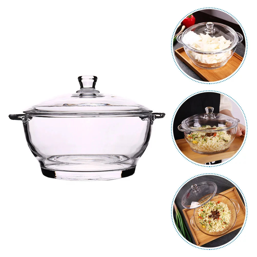 Tempered Glass Salad Bowl K148